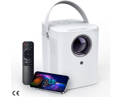 Draagbare Miniprojector - 5G WiFi en Bluetooth, ondersteunt 1080P, 4D Keystone Correction, compatibel met smartphone, TV Stick, Android, iOS, Xbox, PS5