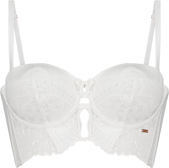 Hunkemöller Voorgevormde strapless beugel bh Jamie Wit B80