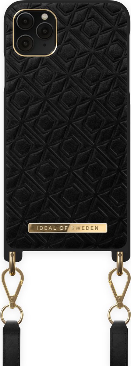 iDeal of Sweden Atelier Necklace iPhone 11 Pro Max / XS Max Embossed Black