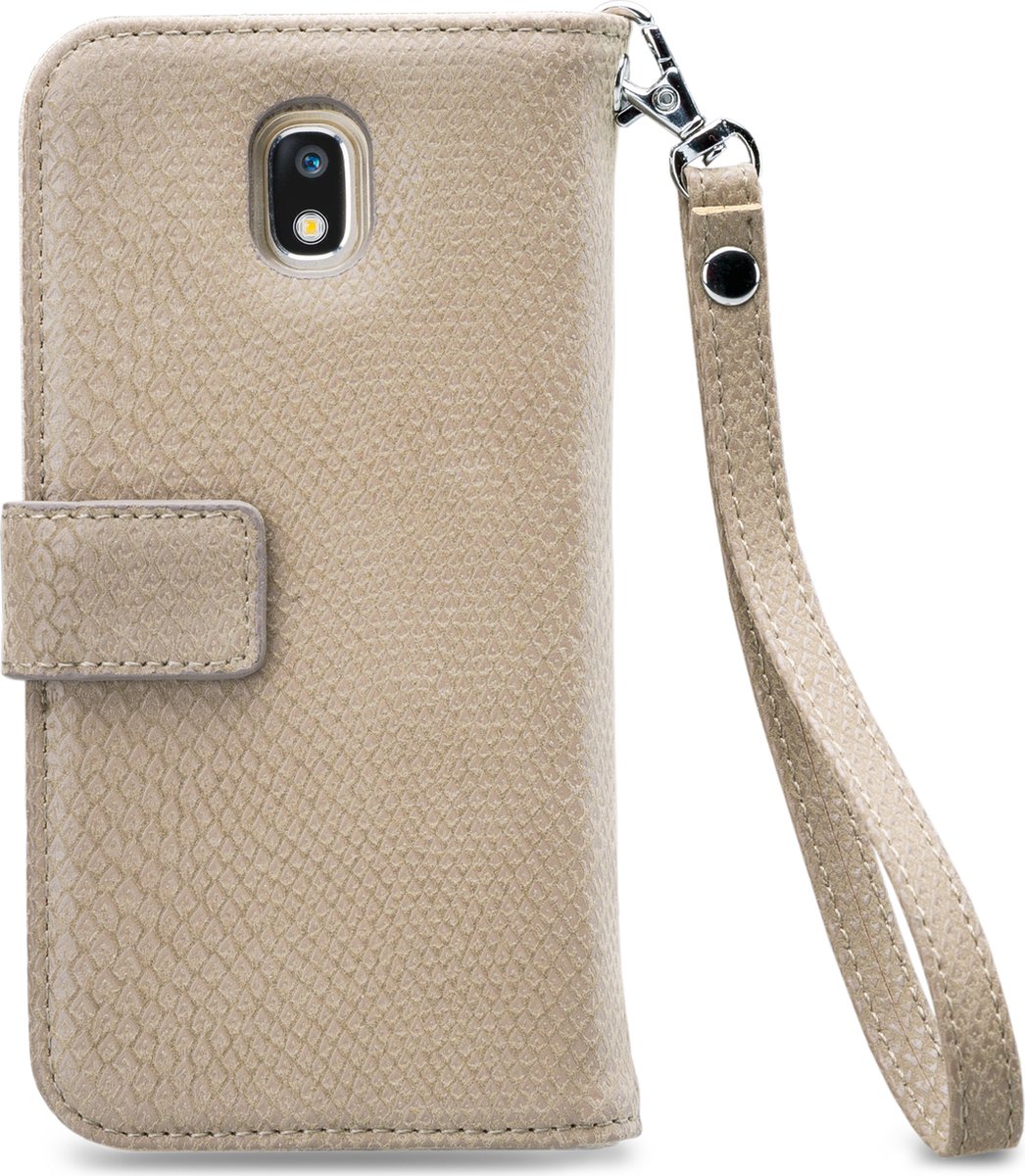 Mobilize Gelly Wallet Zipper Samsung Galaxy J5 (2017) Hoesje Latte