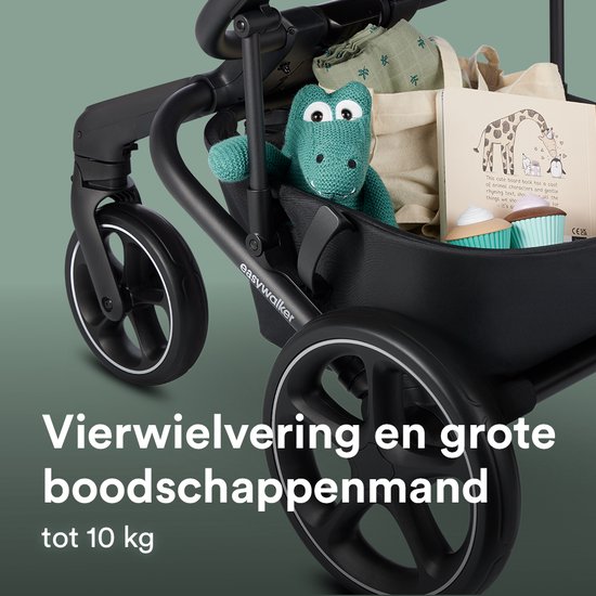 Easywalker Harvey5 Agave Green - Compact, comfortabel, vanaf 6 maanden | bol