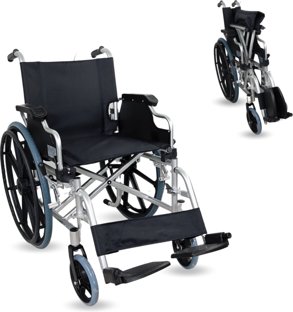 Goedkoopste Mobiclinic Opera Rolstoel - Inklapbare armleuningen - Aluminium - Lichtgewicht