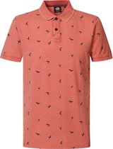Petrol Industries - Heren All-over Print Polo Summerize - Roze - Maat M