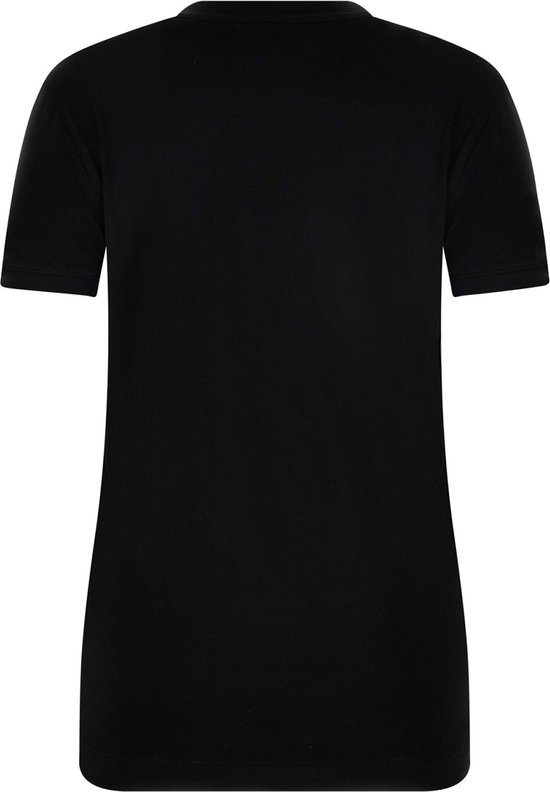 Guess SS CN Triangle Leo Tee Dames T Shirt Jet Black Maat S bol
