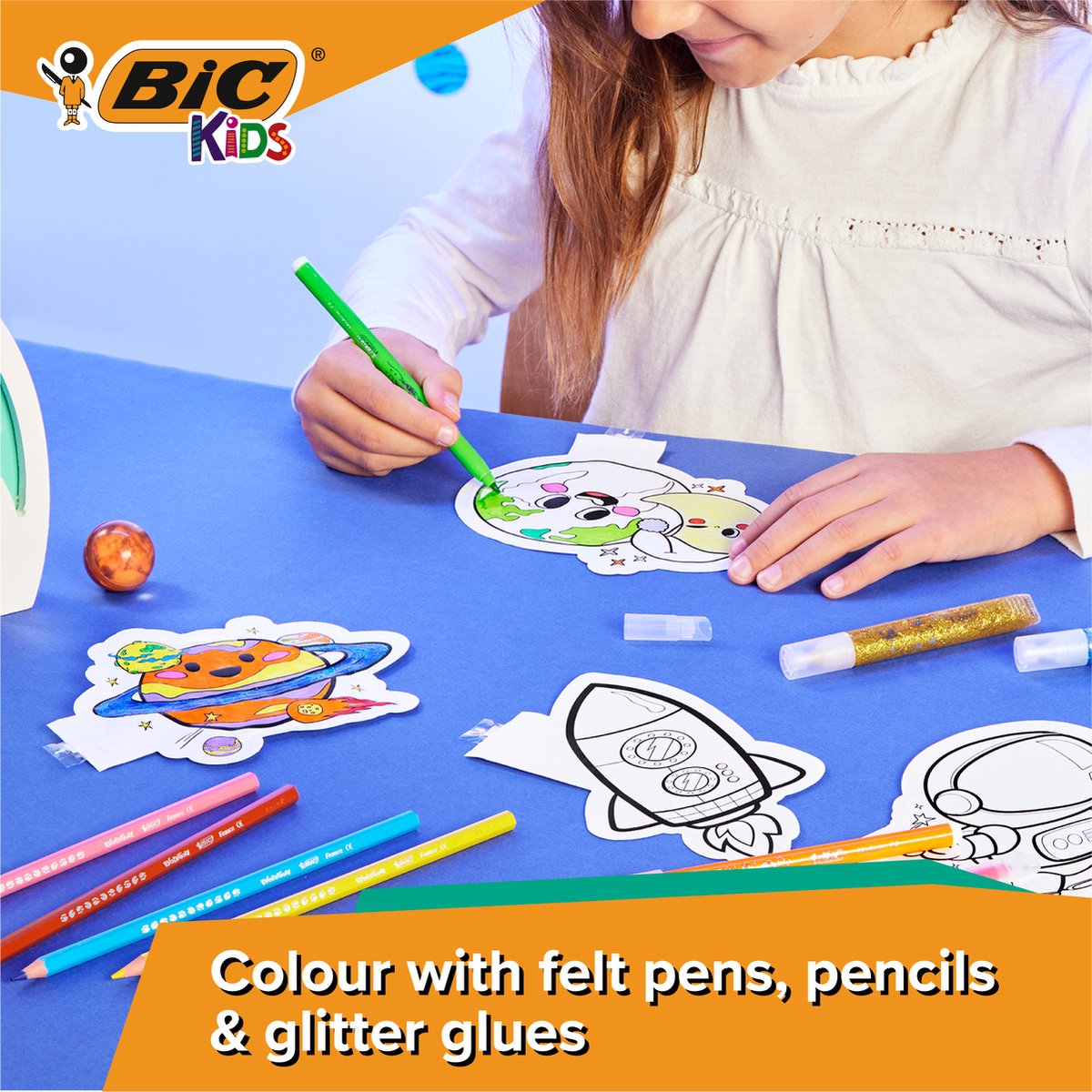 BIC Kids Tekenset voor Kinderen - Incl. Opblaasbare Speeltjes met Ruimtedesign - 18 Stuks — afbeelding 3