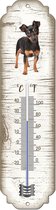 Thermometer: Jack Russel Black and Tan | Hondenras | Temperatuur binnen en buiten | -25 tot +45C