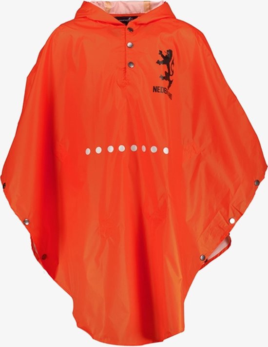 Poncho EC enfant Mountain Peak orange - Taille 134/140 - Coupe-vent et déperlant - Matière respirante