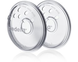 Medela Tepelvormers helpen je platte of ingetrokken tepels voor een voeding te vormen - 2 stuks
