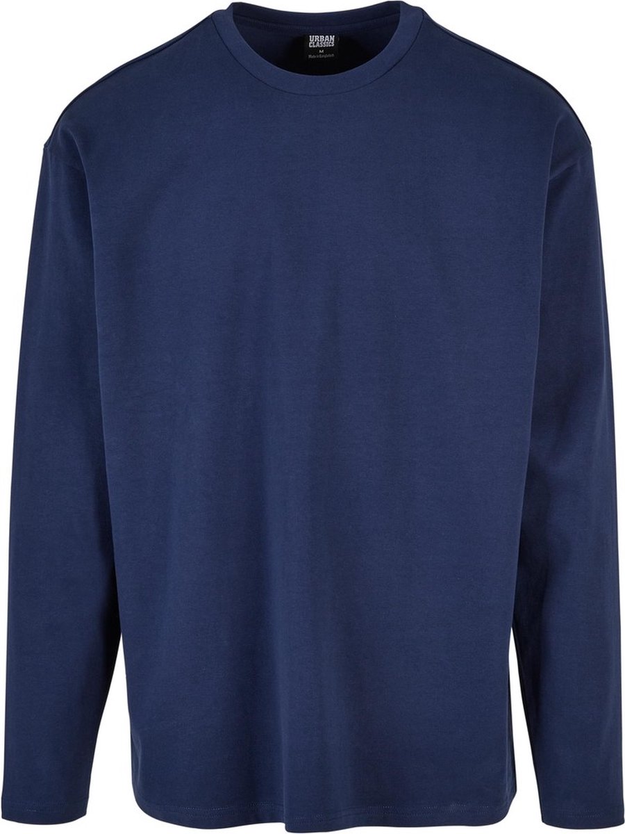 Urban Classics Ultra Heavy Oversized Longsleeve shirt XXL Donkerblauw