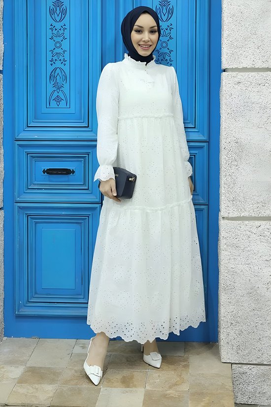 MODABOUT Lange jurk Abaya hijabjurk dames - NELB0007D4655EKR