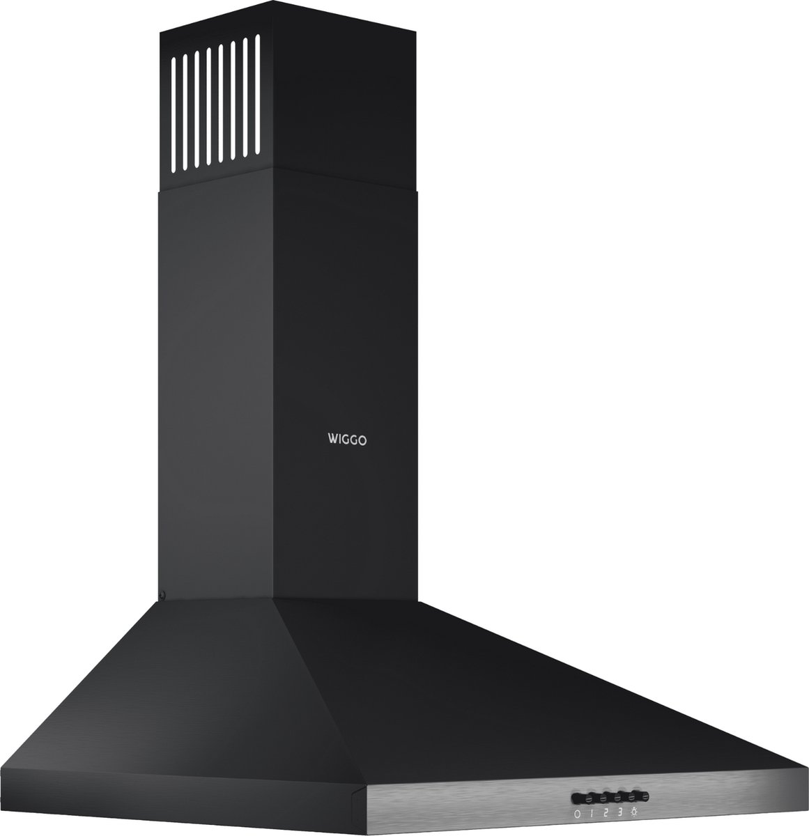 Wiggo WE-C530P(B) - Wandschouw Afzuigkap - 50cm - Zwart