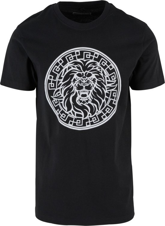 Mister Tee - Lion Face Heren T-shirt - S - Zwart
