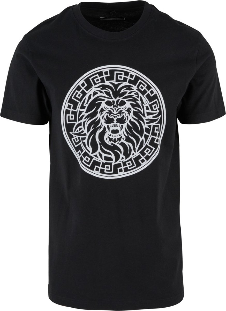 Mister Tee Lion Face Heren Tshirt S Zwart