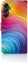 Book Case geschikt voor Samsung Galaxy A05s Regenboog