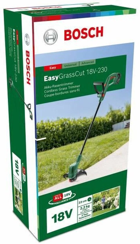 Bosch EasyGrassCut 18V-230 Grastrimmer - Met 18 V accu en lader