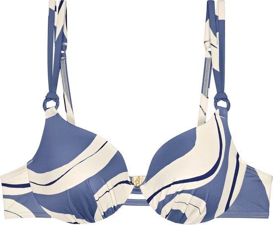 Haut de Bikini Femme Triumph Summer Allure WP - Blauw Combi - Taille D40