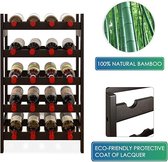 wijnrek / flessen display houder, Vrijstaande - wijnrek muur / 20