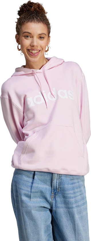 adidas Sportswear Essentials Linear Hoodie - Dames - Roze- L