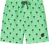 SHIWI boys swim shorts shiwi scratch palm Zwembroek - new neon green - Maat 170/176