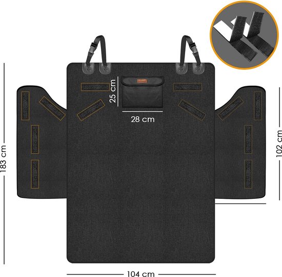 Hondenrek voor autolaars voor Tesla Model 3 Model Y Model S Model X, antislip waterdicht, duurzaam scheurbestendig, met zijbescherming en bumperbescherming Hondenrek voor autolaars voor Tesla Model 3 Model Y Model S Model X, antislip waterdicht, duurzaam scheurbestendig, met zijbescherming en bumperbescherming