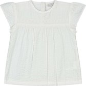Kids Gallery baby T-shirt - Meisjes - Dark Off-White - Maat 56