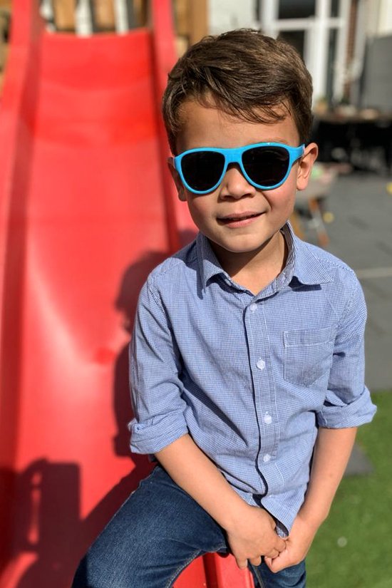 Melleson Eyewear - Kinderzonnebril Charlie 3 - 7 jaar - maat M - blauw van Melleson — afbeelding 5