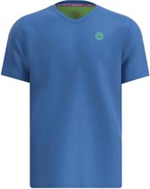 BIDI BADU Crew Inside Out Junior V-Neck Tee - blue, neon green Shirts Kinder