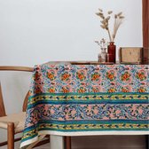Jamini - Tafelkleed katoen Jaipur peach 175x300cm - Tafelkleden