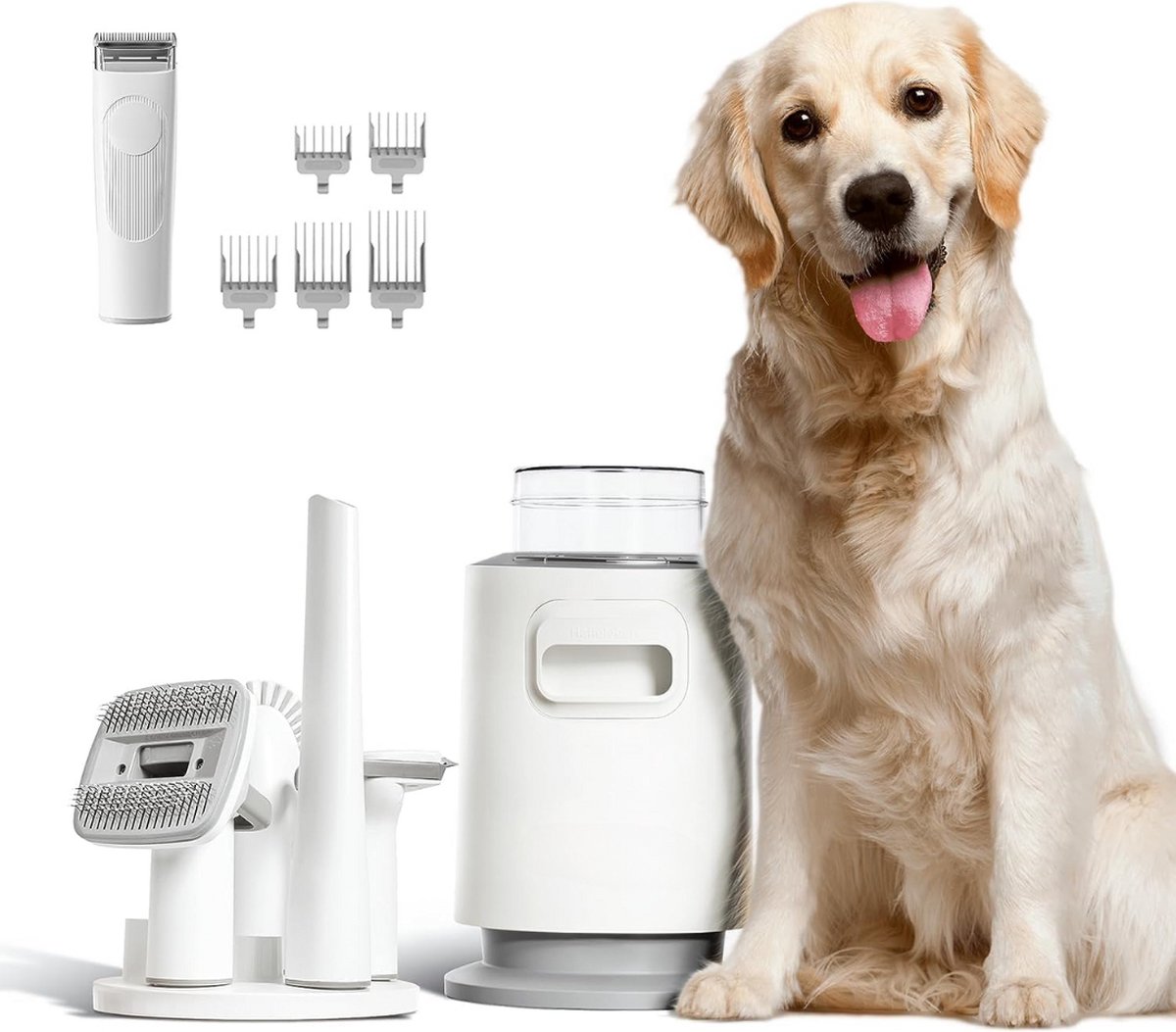 Hondentondeuse Met Stofzuiger - Hondentondeuse - Grooming Kit Voor Honden