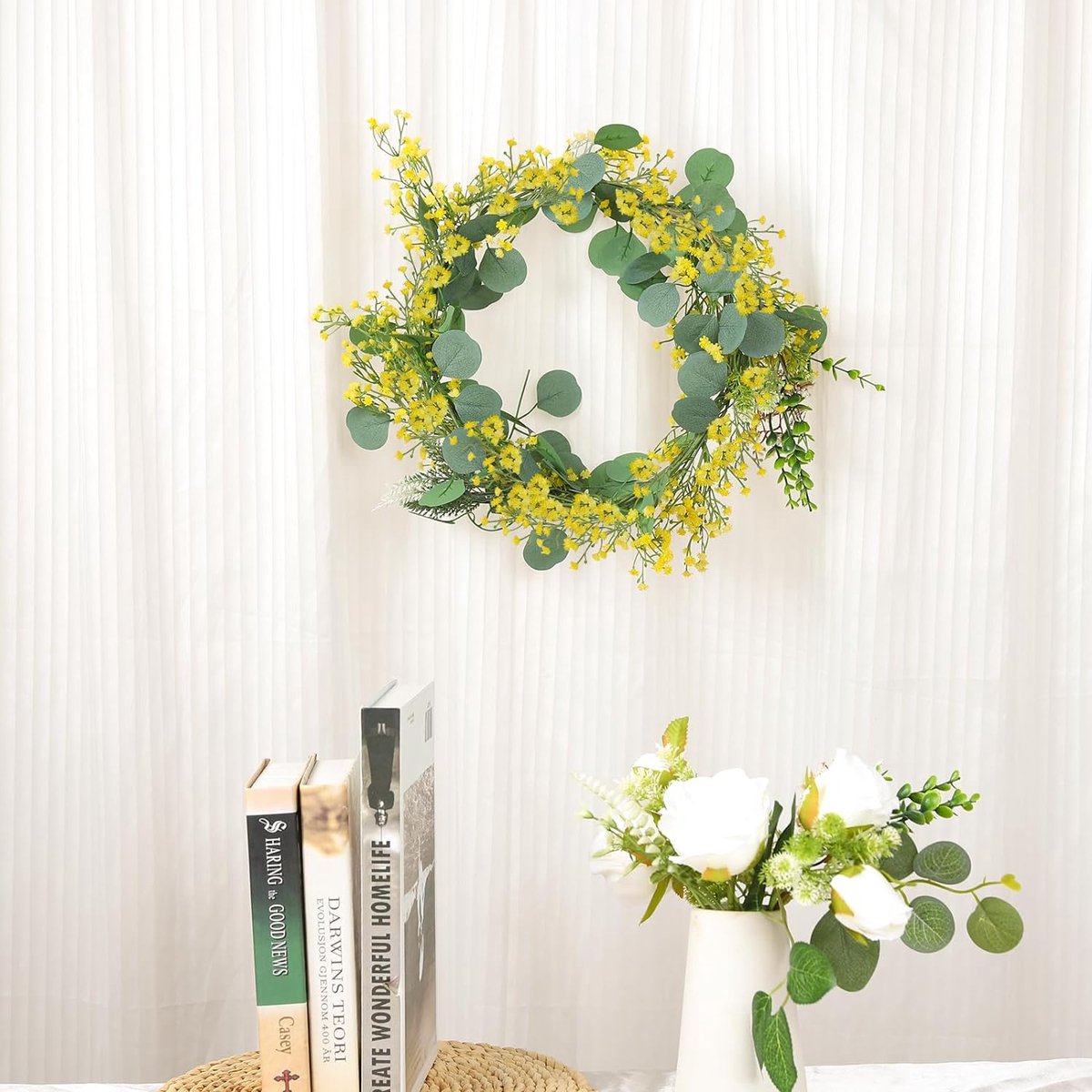 Kunstmatige zijden bloemen Kunstmatige Gypsophila Boeket Faux Gipskruid Boeket Plastic Bloemen Kunstzijde Bloemen voor Thuis Bruiloft Lente Decor voor Thuis Keuken Tuin Feest Decor