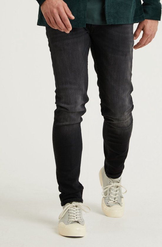 Chasin' Jeans Slim-fit jeans Carter Trix Zwart Maat W33L32