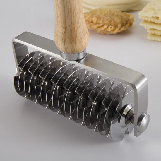 Rouleau à Pâtisserie Treillis - Crée Des Motifs En Résille Pour Tarte, Pizza, Biscuits - Matière ABS+PP Réutilisable