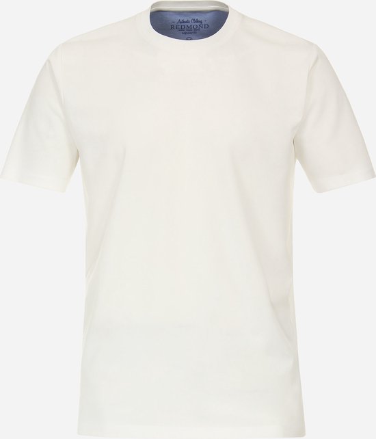 Redmond regular fit T-shirt - korte mouw O-hals - wit - Maat: