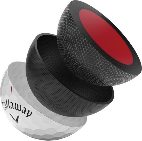 Callaway Chrome Soft Triple Track Golfballen 2022 - Wit - 12 Stuks — afbeelding 2