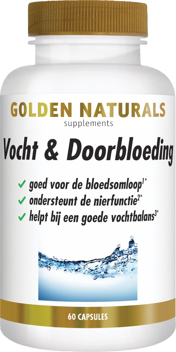 Goedkoopste Golden Naturals Vocht & Doorbloeding (60 veganistische capsules