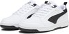 PUMA Rebound v6 Low Unisex Sneakers - Puma White-Puma Black-Puma Black - Maat 44.5