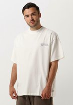 Woodbird Wbbose Tech Tee Polo's & T-shirts Heren - Polo shirt - Gebroken wit - Maat XL