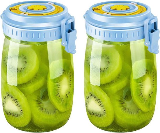 Foto: Fermentatiepot fermenteren fermentatie pot zuurkoolpot weckpot must have voor het inmaken van groente 