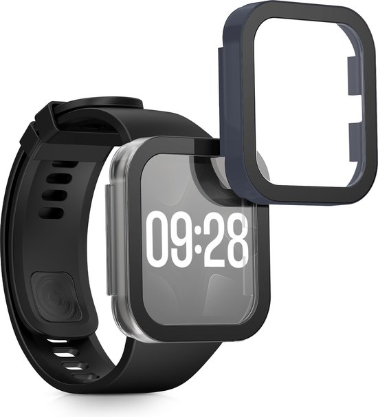 2x Coques Cadre/Écran Pour Xiaomi Smart Band 8 Pro & 9 Pro - Protection Complète - Kwmobile