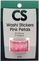 Colorations - Washi Stickers - Roze Bloemblaadjes, 80st.