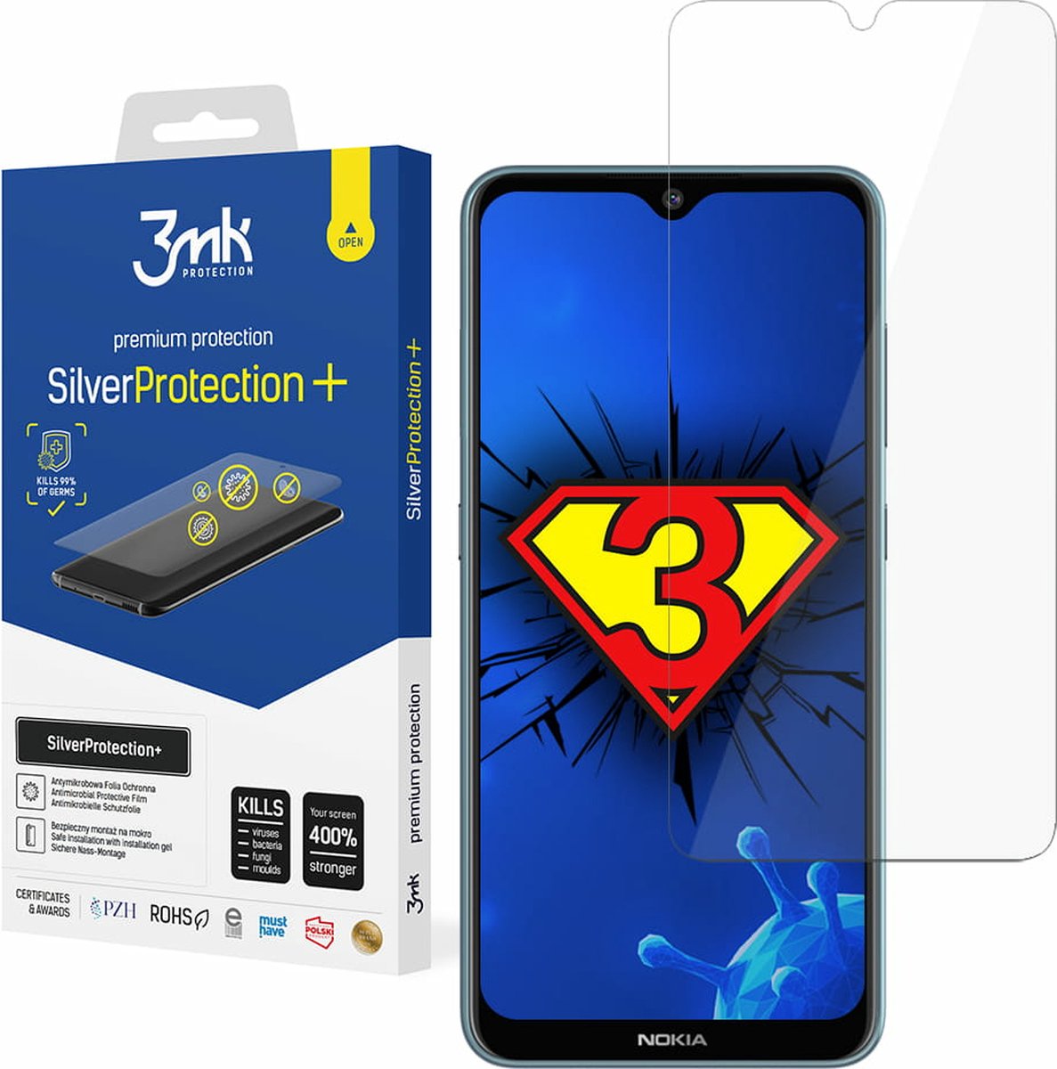 Oppo Reno 3 - 3mk SilverProtection+