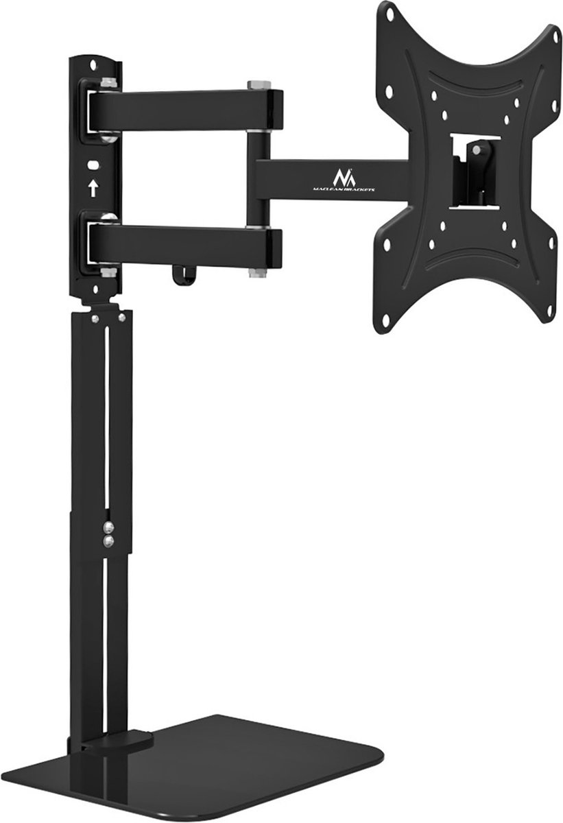 Maclean - TV-beugel - TV houder met DVD plank - vesa 200x200 23"-43" 25kg MC-771A