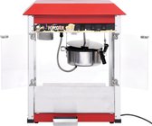 VidaXL 51058 machine à popcorn Noir, Rouge, Acier inoxydable 1400 W