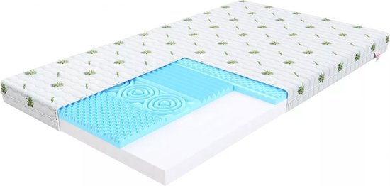 7 Zones matras | matras 160x200 | H2 / H3 stevigheid | orthopedisch matras | koudschuim matras