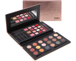 Roze Beauty Box met Spiegel – Complete make-up set voor jonge meiden – Veganistisch & kindvriendelijk – Perfect als cadeau, ook voor onderweg
