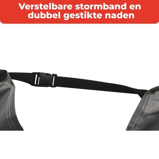 CUHOC Scooterhoes voor de Sym Fiddle 2 & 3 (Met hoog windscherm) stofvrij / ademend / waterafstotend Redlabel van CUHOC — afbeelding 4