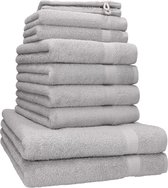 Bastix - 10-delige handdoekenset in 100% eersteklas katoen; twee douchehanddoeken, vier handdoeken, twee gastendoekjes, twee washandjes