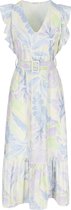 LolaLiza Jurk R Viscosfril 08103580 1013 Wht/lilac/blue Dames Maat - 38