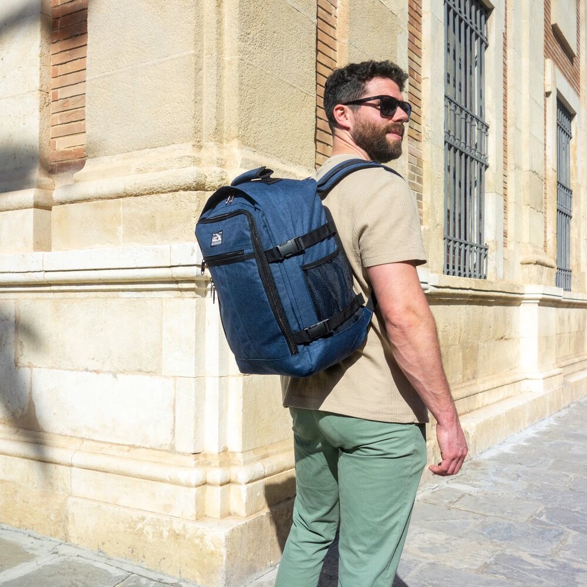 CabinMax Metz Reistas – Handbagage 24L Wizz Air – Rugzak Transavia – Schooltas - 40x30x20 cm – Compact Backpack – Lichtgewicht – Atlantic Bauw – foto 5