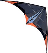 Stuntvlieger | Vlieger | Spiderkites Elektra 2 Grey - Orange | Tweelijnsvlieger | Grijs |